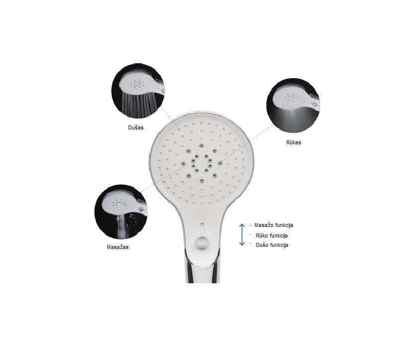 Oxygen Micro Mist Shower Head - Image 2